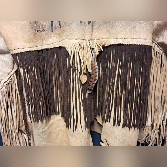 Handcrafted Whitetail Buckskin Suit - Picture 3 of 16